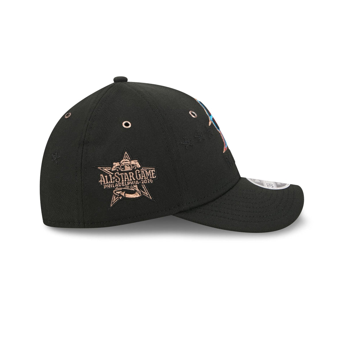 Miami Marlins 2026 All-Star Game 39THIRTY M-Crown Stretch Fit Hat