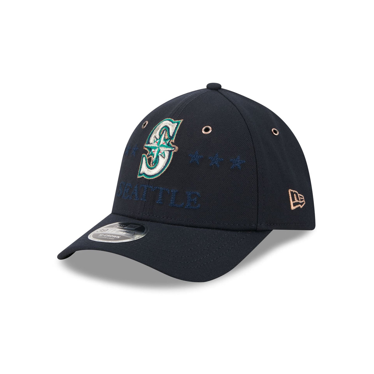 Seattle Mariners 2026 All-Star Game 39THIRTY M-Crown Stretch Fit Hat