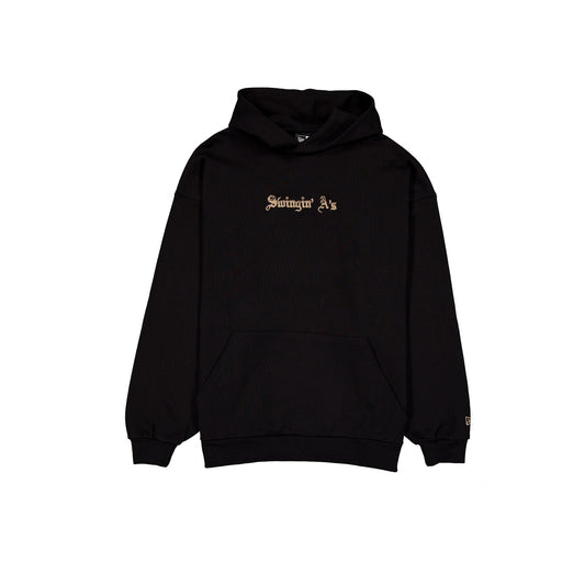 Athletics Gothic Lettering Black Hoodie