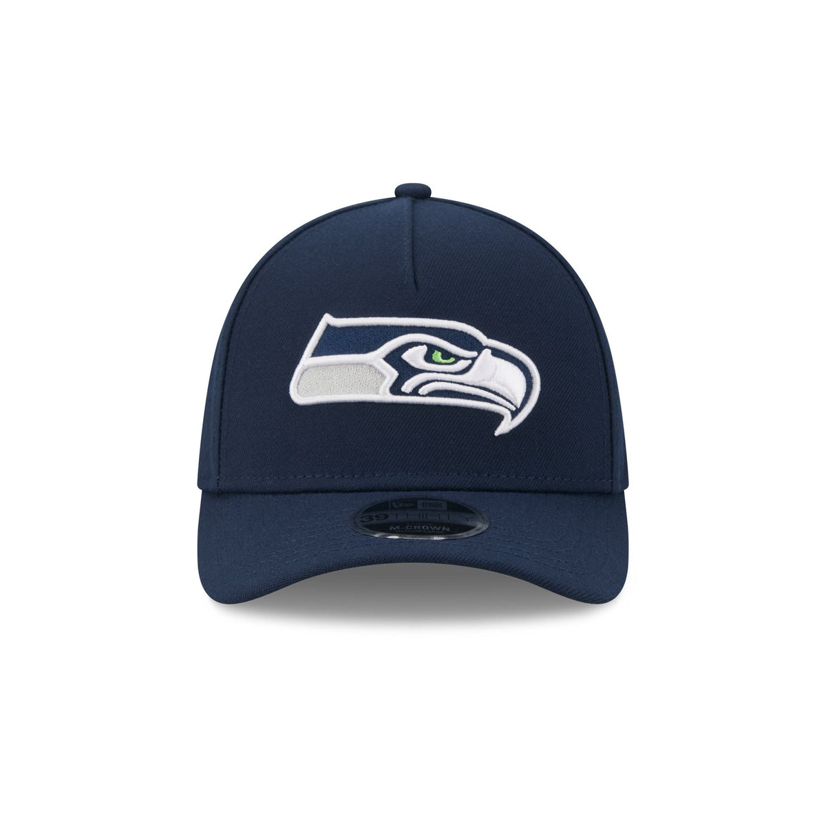 Seattle Seahawks Poly 39THIRTY M-Crown A-Frame Stretch Fit Hat