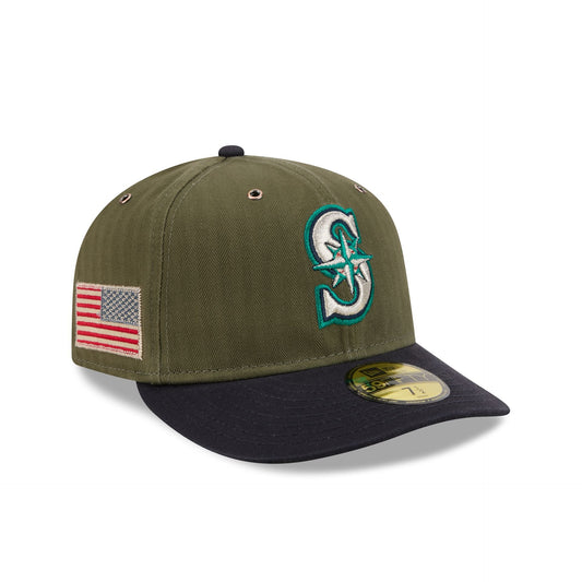 Seattle Mariners Three Looms American Herringbone 59FIFTY Fitted Hat
