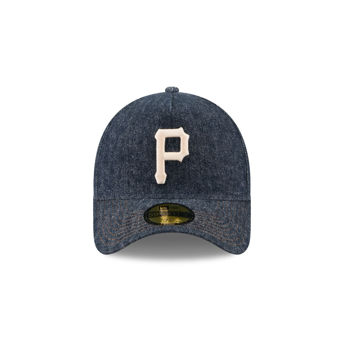 Pittsburgh Pirates Denim 59FORTY A-Frame Fitted Hat