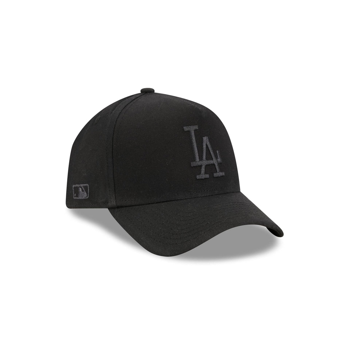 Los Angeles Dodgers Waxed Canvas Black 59FORTY A-Frame Fitted Hat