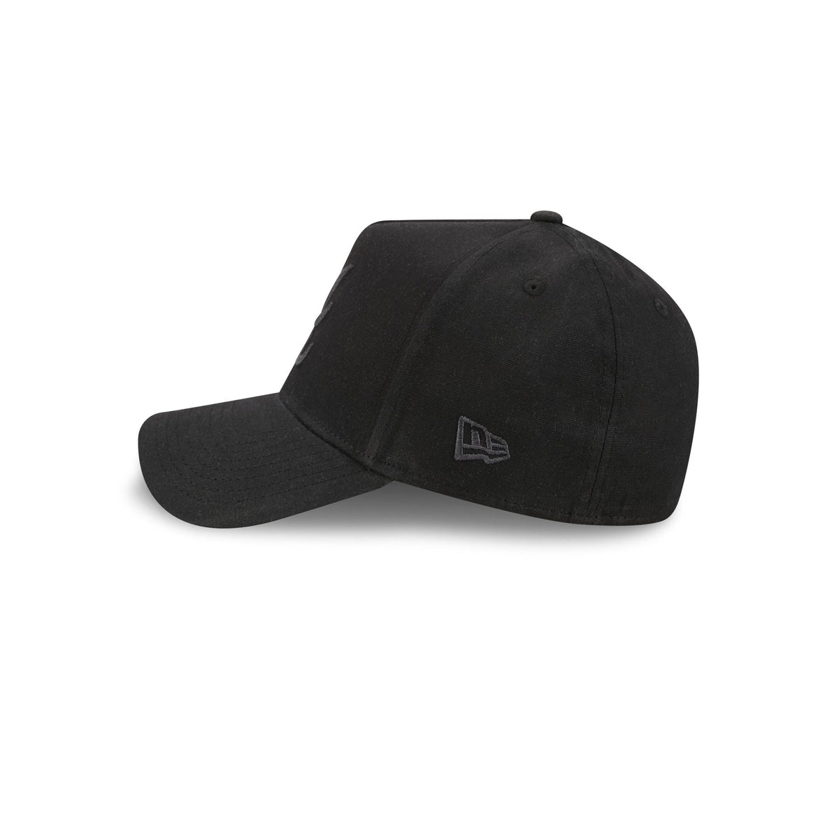 Atlanta Braves Waxed Canvas Black 59FORTY A-Frame Fitted Hat