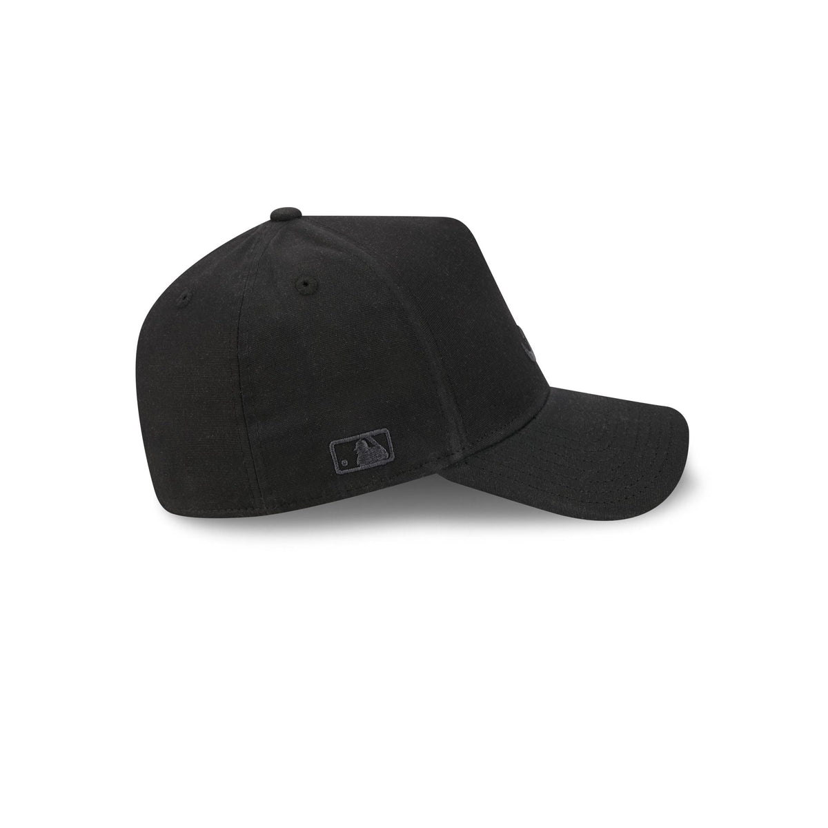 Atlanta Braves Waxed Canvas Black 59FORTY A-Frame Fitted Hat