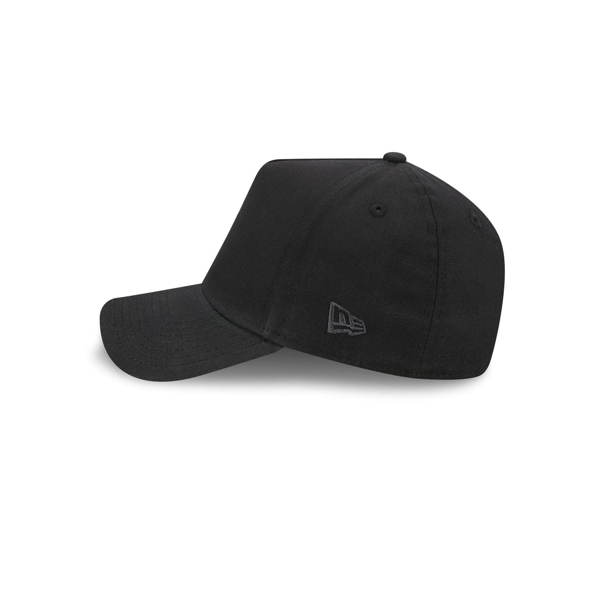 Chicago Cubs Waxed Canvas Black 59FORTY A-Frame Fitted Hat