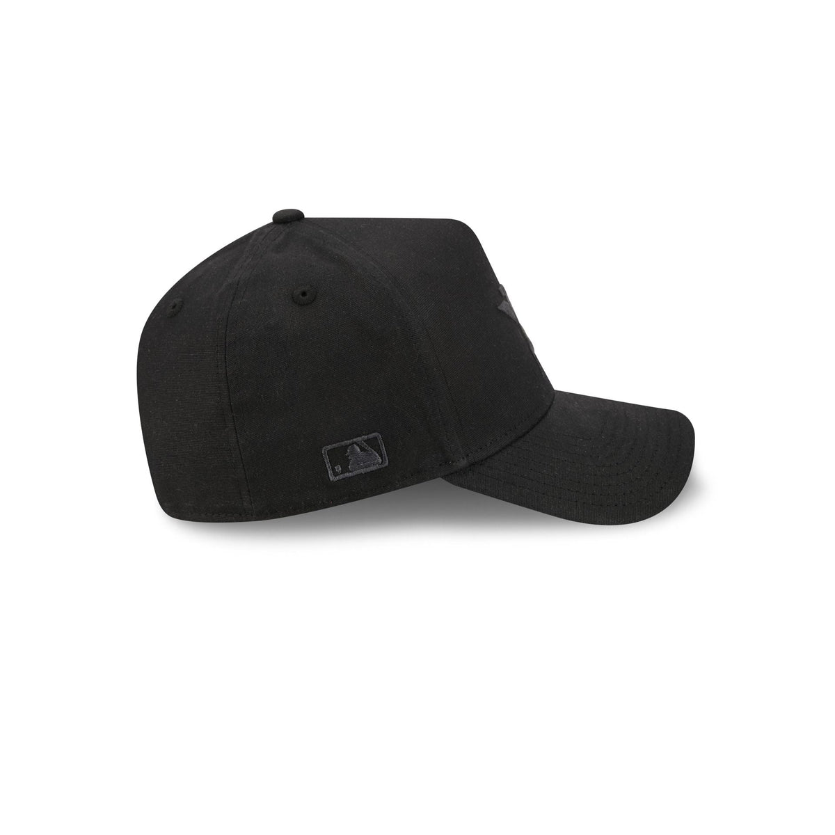 Houston Astros Waxed Canvas Black 59FORTY A-Frame Fitted Hat