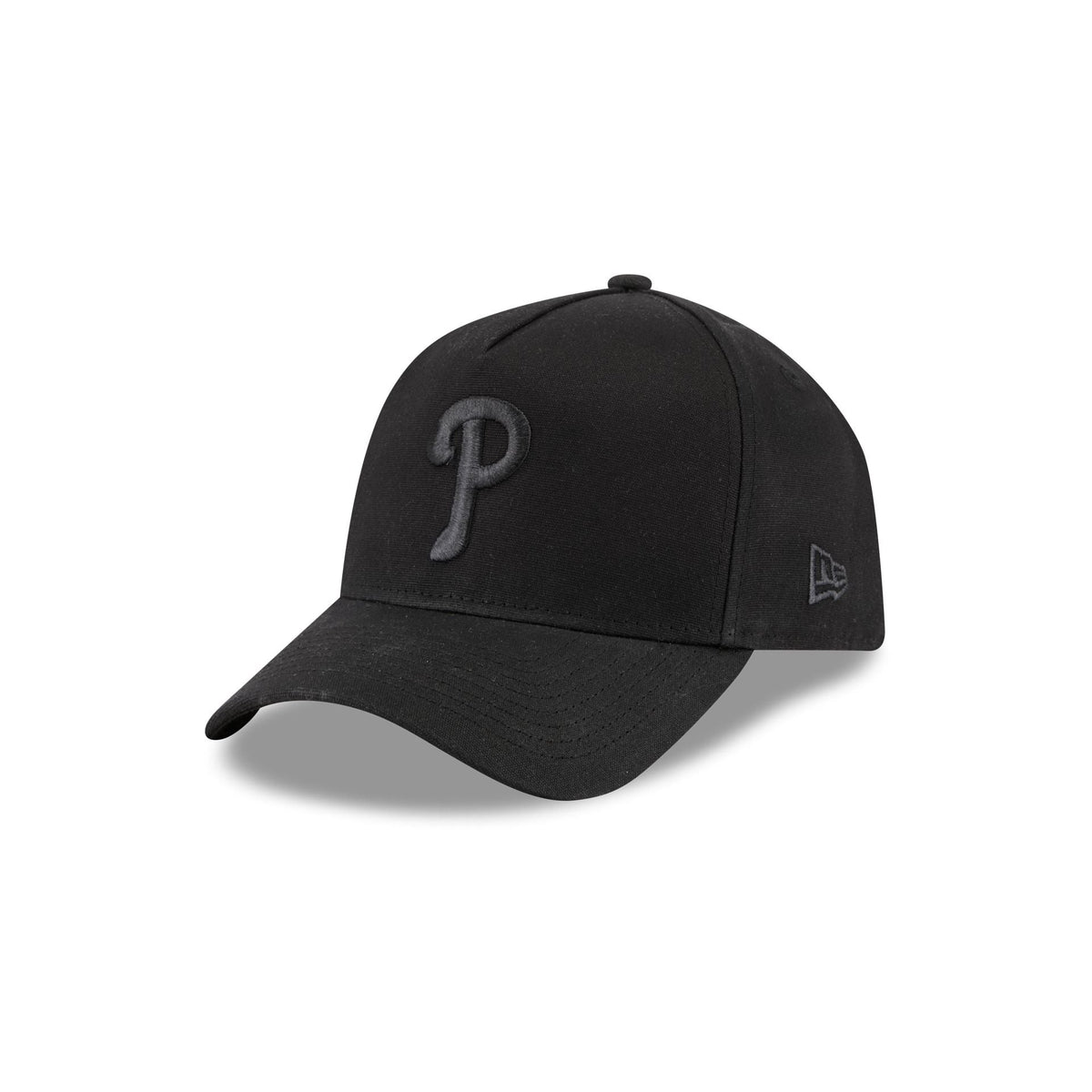 Philadelphia Phillies Waxed Canvas Black 59FORTY A-Frame Fitted Hat