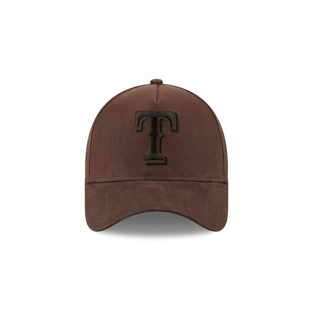 Texas Rangers Waxed Canvas Brown 59FORTY A-Frame Fitted Hat