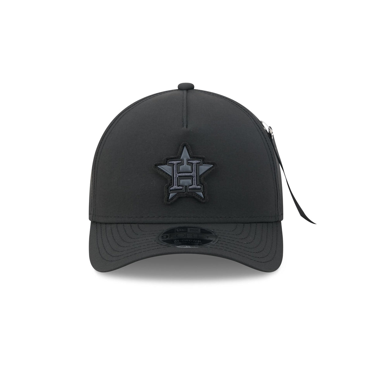 Alpha Industries x Houston Astros Nylon Black 9FORTY M-Crown A-Frame Snapback Hat