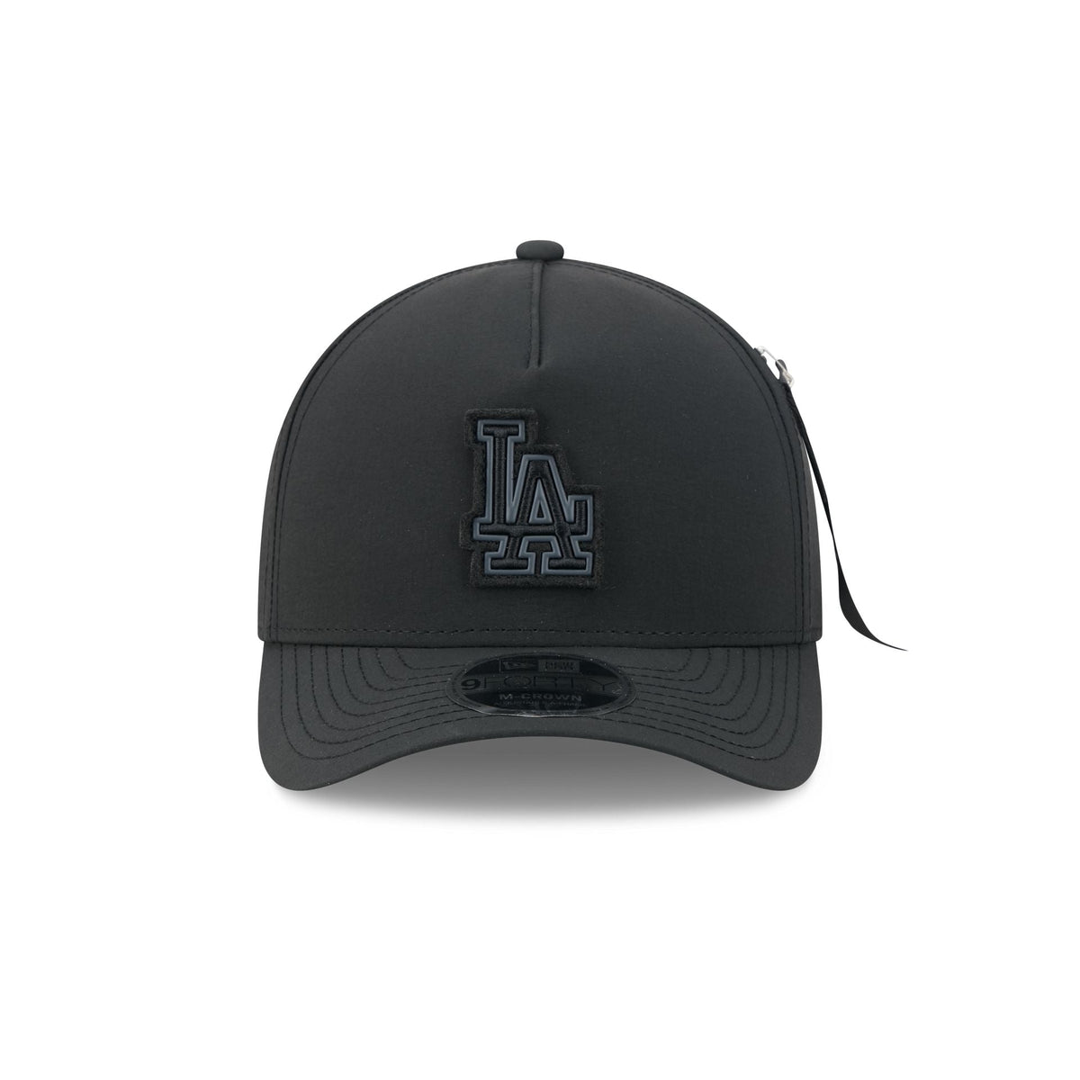 Alpha Industries x Los Angeles Dodgers Nylon Black 9FORTY M-Crown A-Frame Snapback Hat
