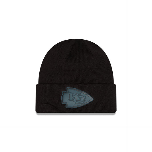 Kansas City Chiefs All Black Beanie Hat