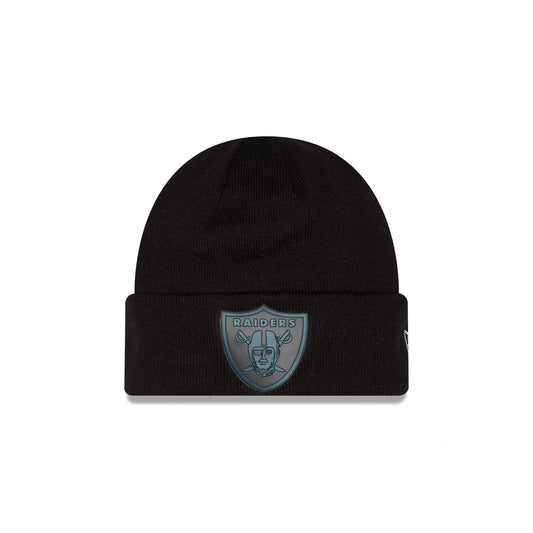 Las Vegas Raiders All Black Beanie Hat