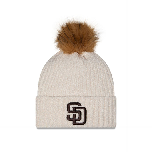San Diego Padres Women's Sandy Linen Pom Knit Hat