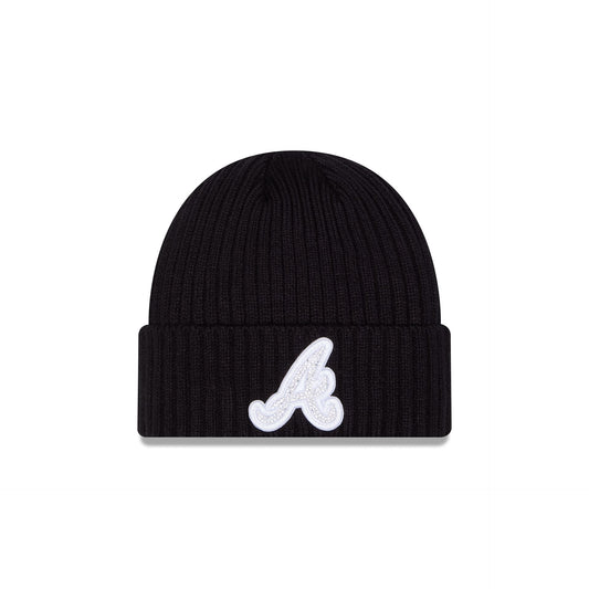 Atlanta Braves Rhinestone Badge Beanie Hat