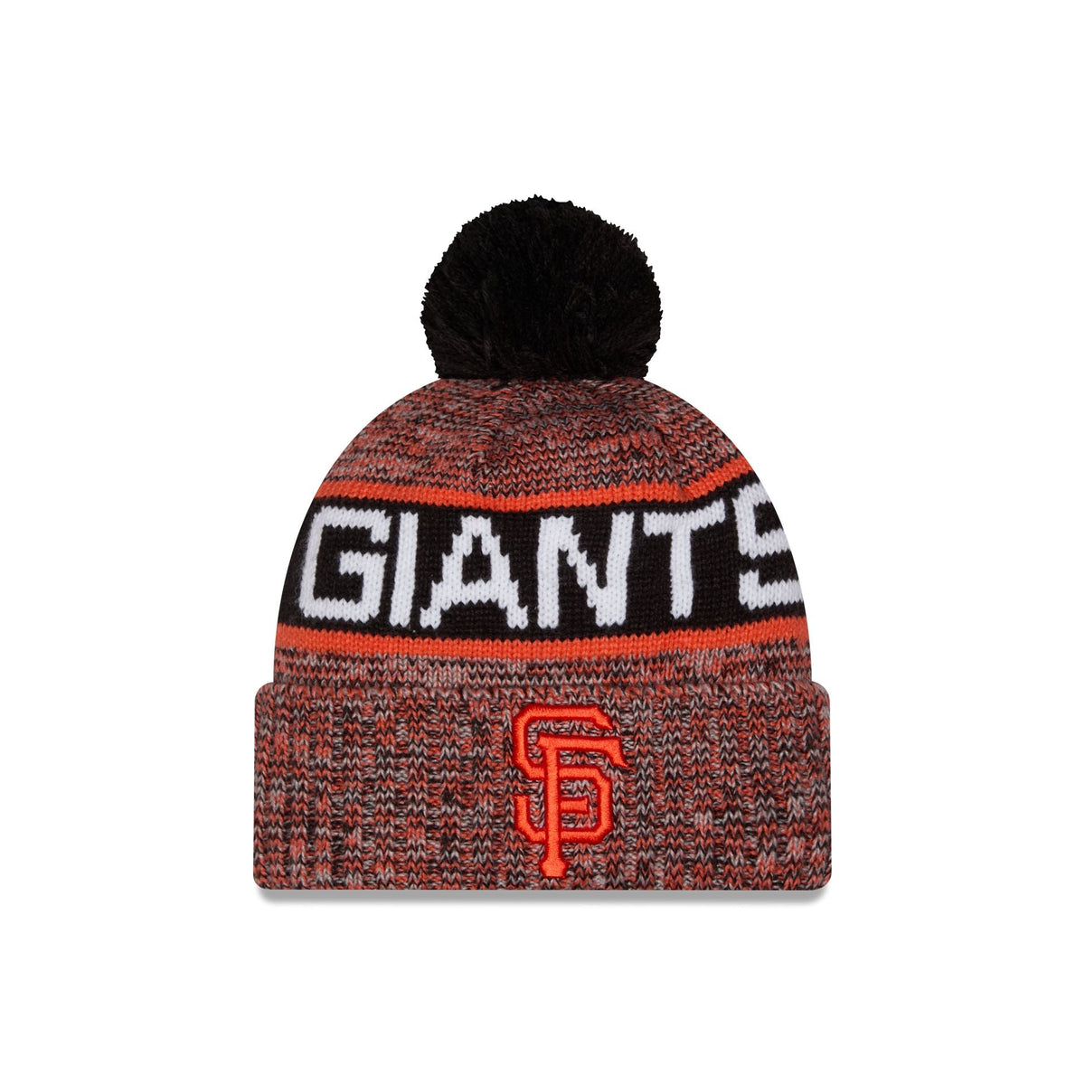 San Francisco Giants Tri Color Pom Knit Hat