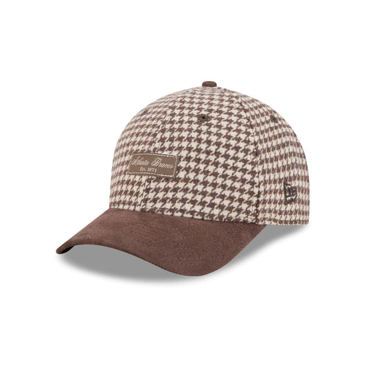 Atlanta Braves Brown Houndstooth Women's 9FORTY M-Crown Adjustable Hat