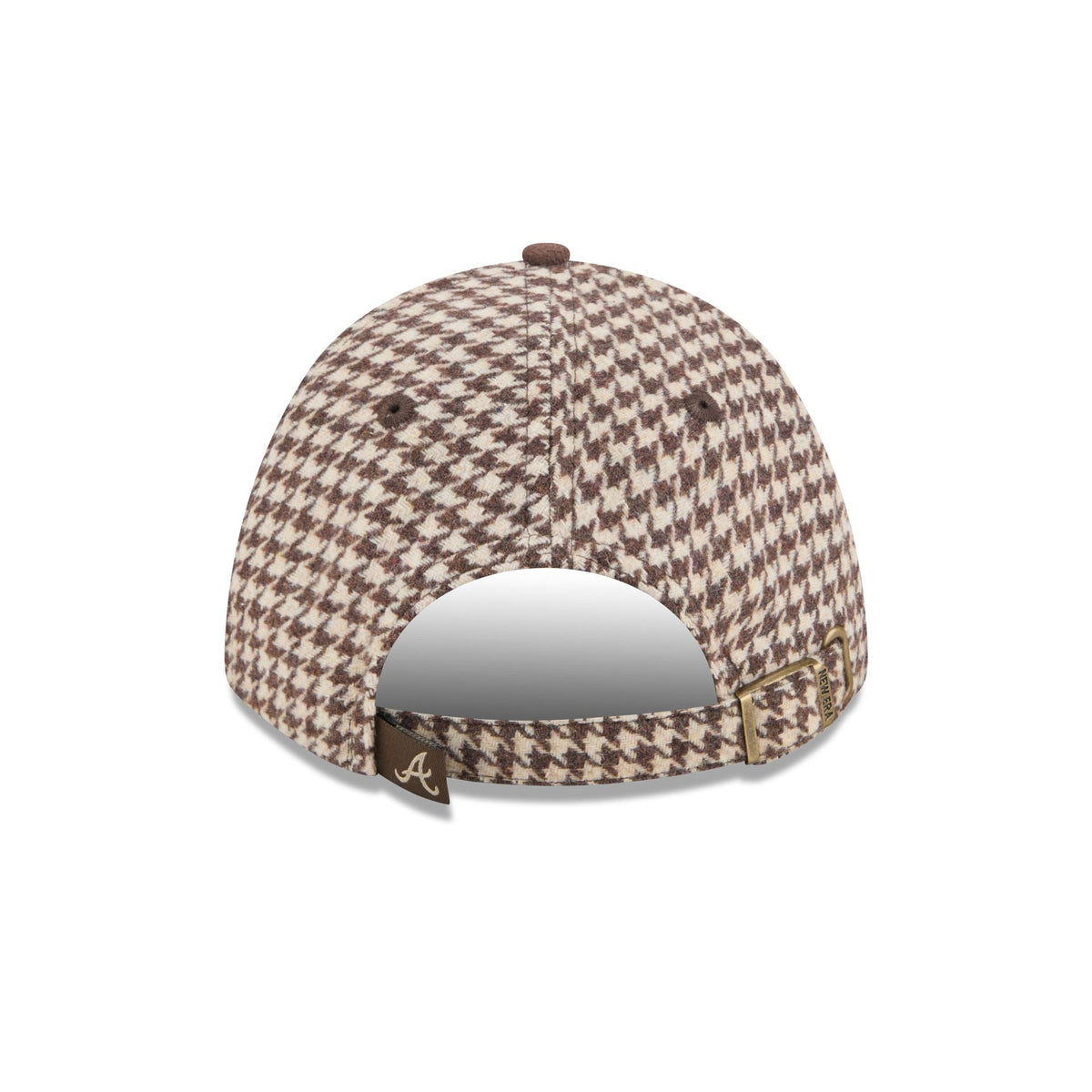 Atlanta Braves Brown Houndstooth Women's 9FORTY M-Crown Adjustable Hat