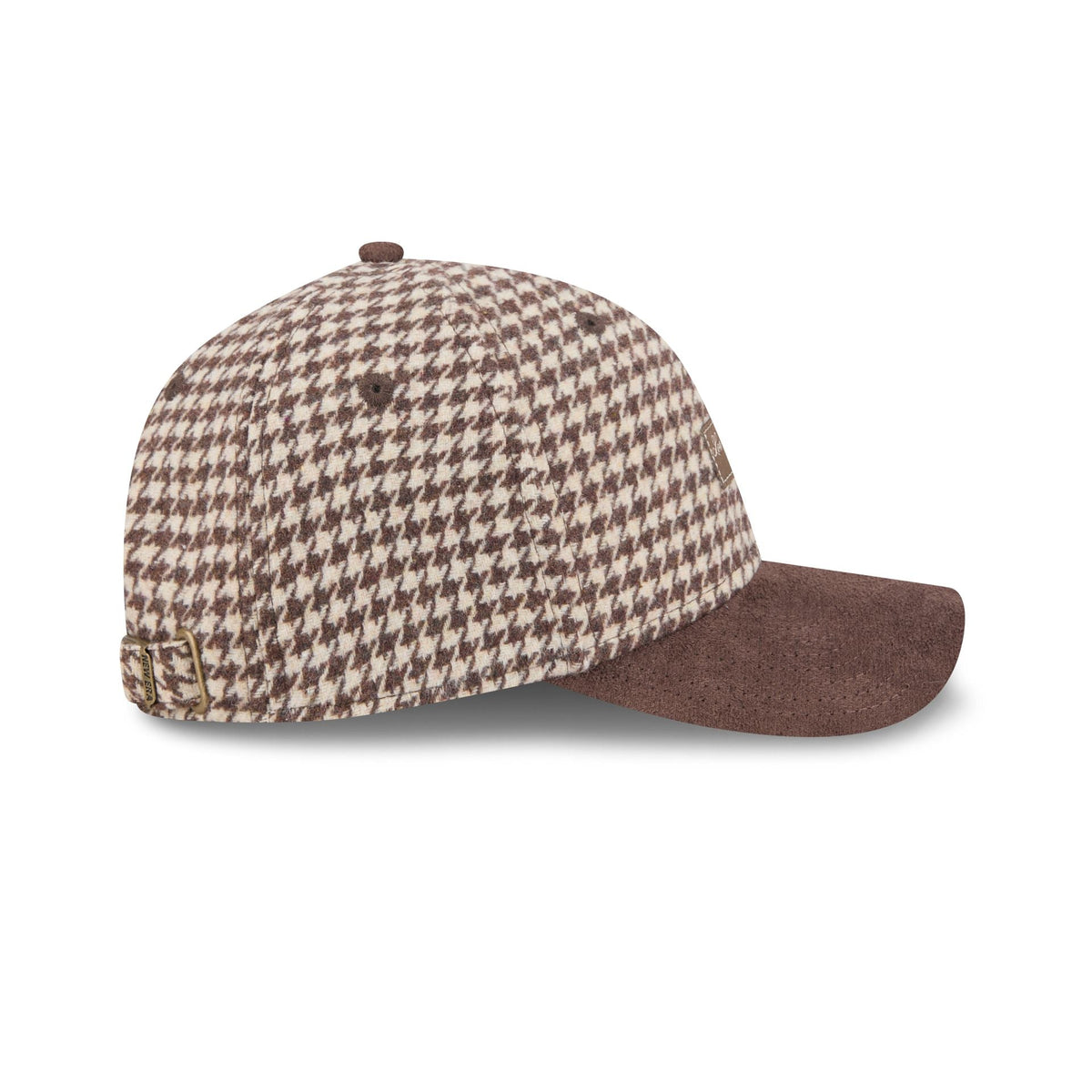 Los Angeles Dodgers Brown Houndstooth Women's 9FORTY M-Crown Adjustable Hat