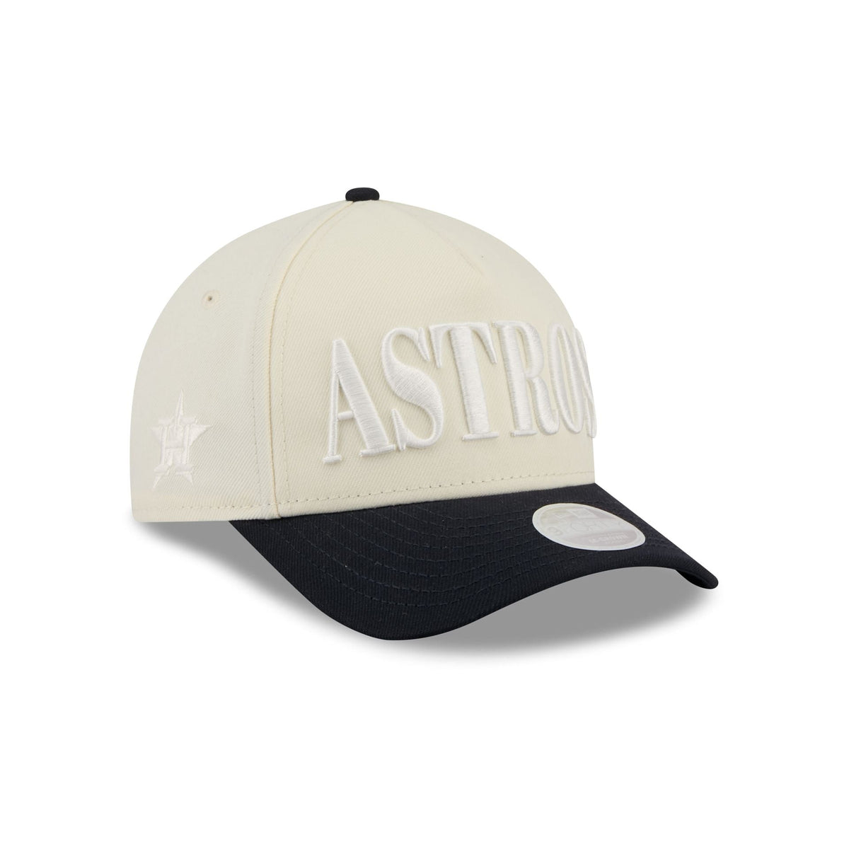 Houston Astros Two Tone Chrome Women's 9FORTY M-Crown A-Frame Snapback Hat