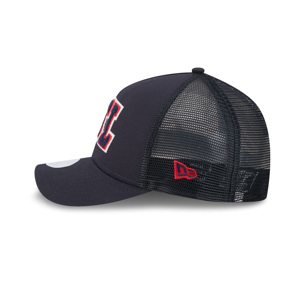 Atlanta Braves Scoreboard Women's 9FORTY M-Crown A-Frame Trucker Hat