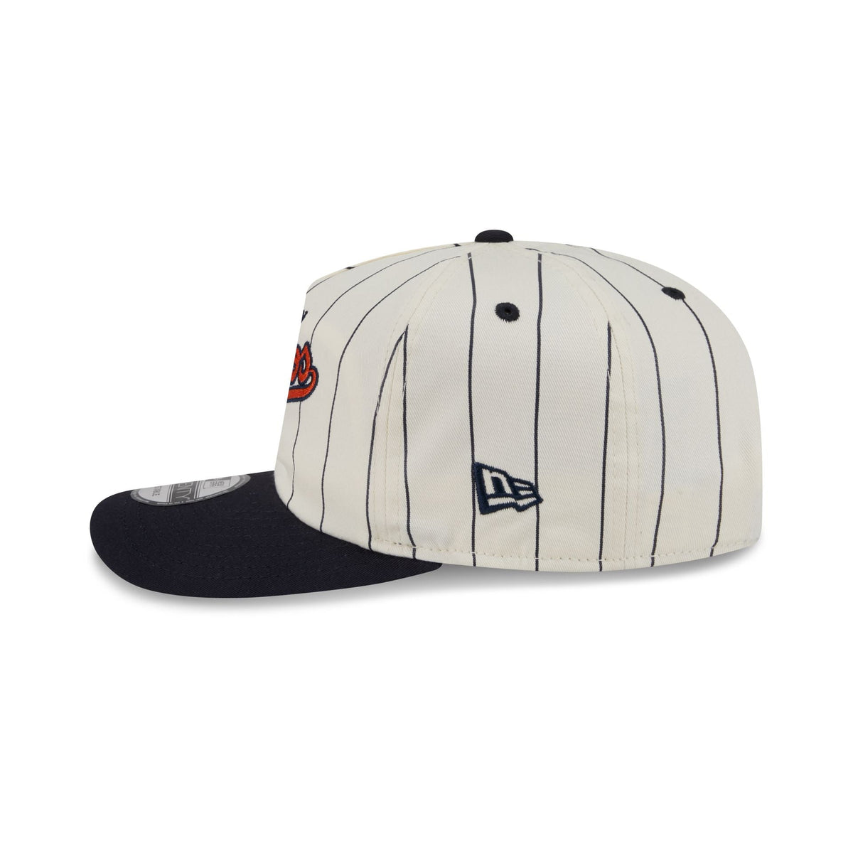 Houston Astros Chrome White Pinstripe 19TWENTY Snapback Hat
