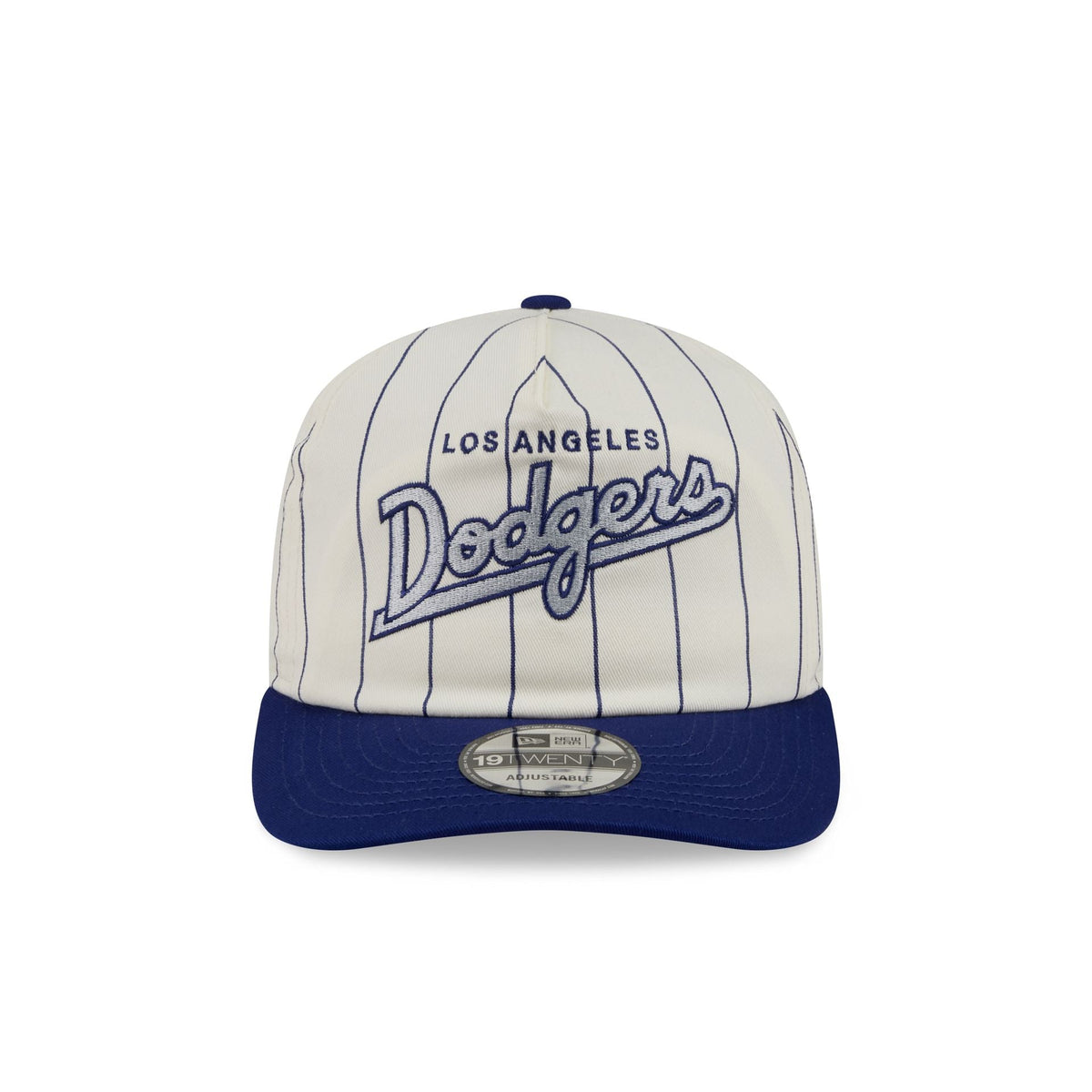 Los Angeles Dodgers Chrome White Pinstripe 19TWENTY Snapback Hat