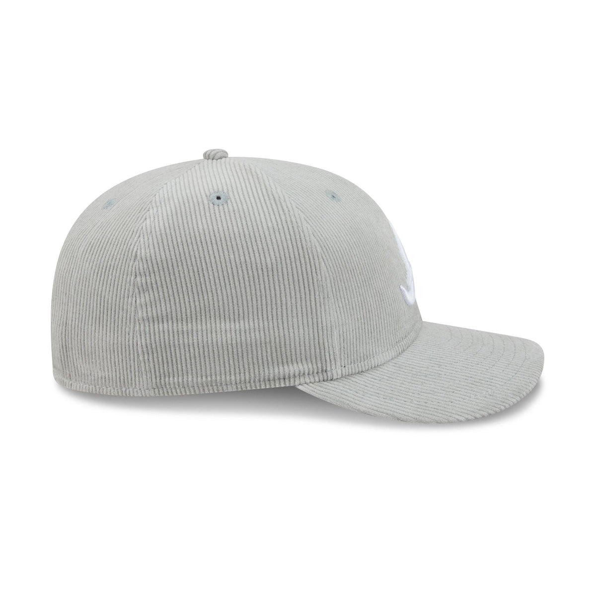 Atlanta Braves Light Gray Corduroy 59FIFTY Fitted Hat