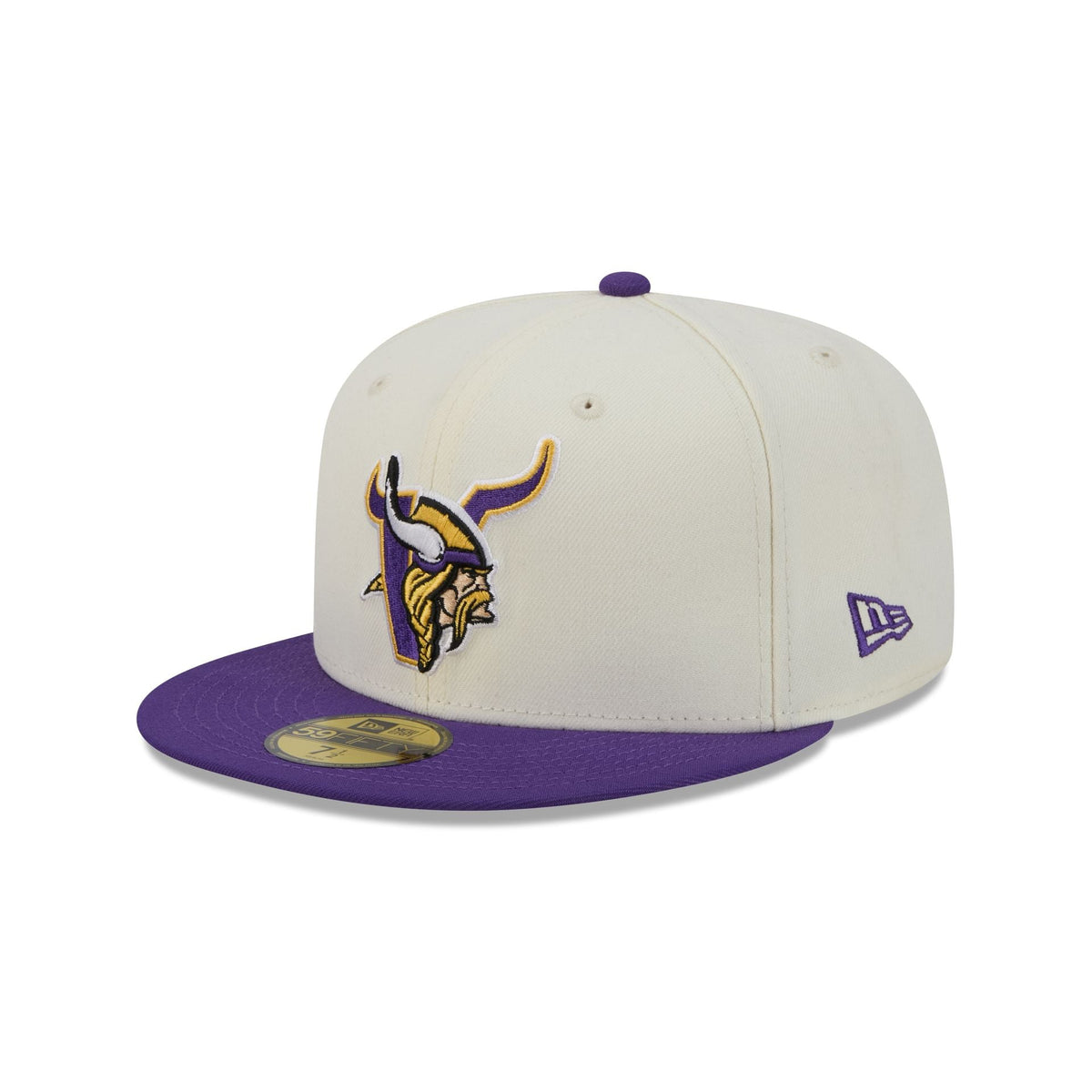 Minnesota Vikings Deceptor Chrome White 59FIFTY Fitted Hat