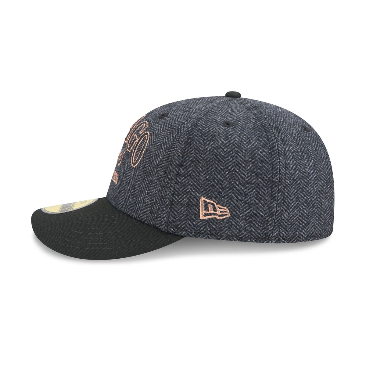 Chicago Bears Black Faux Wool 59FIFTY Fitted Hat