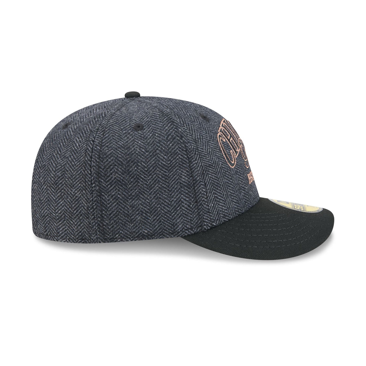 Chicago Bears Black Faux Wool 59FIFTY Fitted Hat