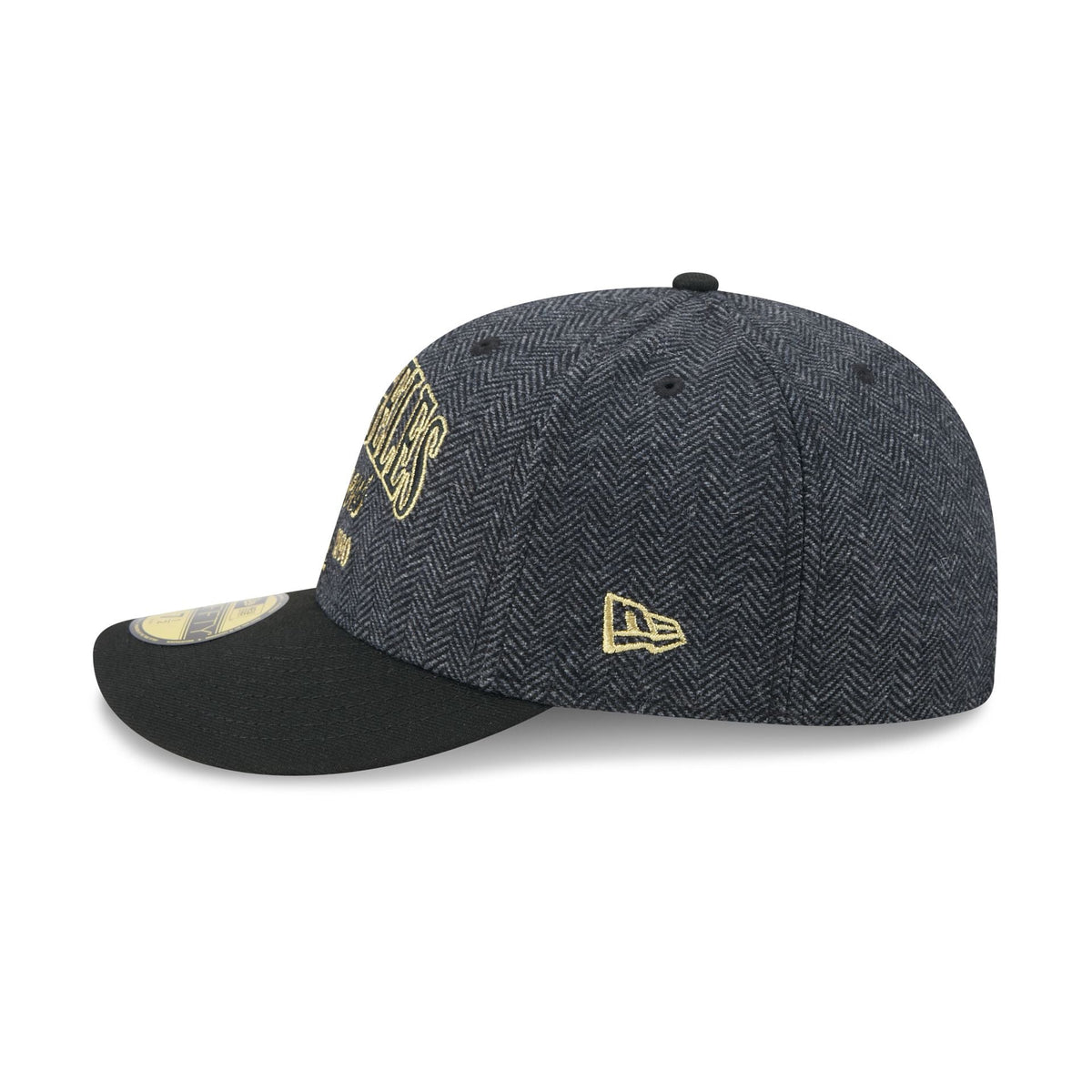 Los Angeles Dodgers Black Faux Wool 59FIFTY Fitted Hat