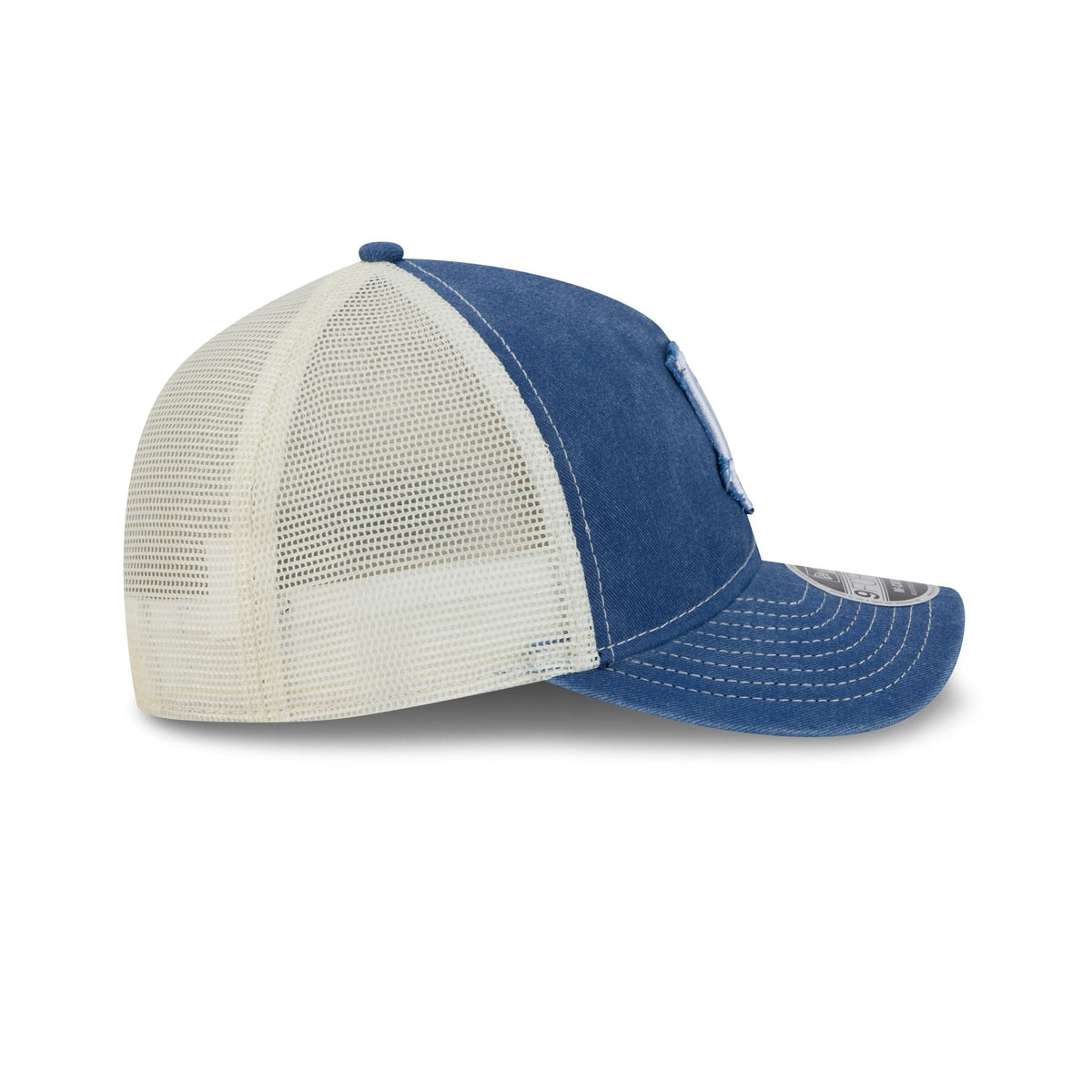 Los Angeles Dodgers Frayed Logo 9FORTY M-Crown A-Frame Trucker Hat