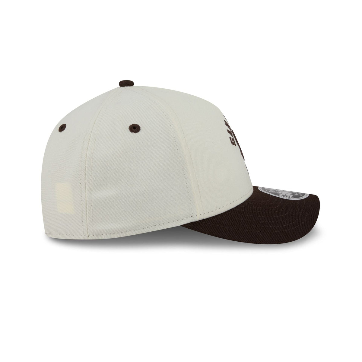 San Diego Padres Arched Graphic Chrome White 9FORTY M-Crown A-Frame Snapback Hat