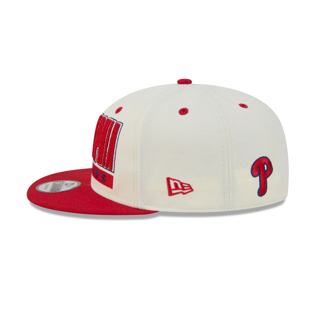 Philadelphia Phillies Classic Stacked Chrome 9FIFTY Snapback Hat