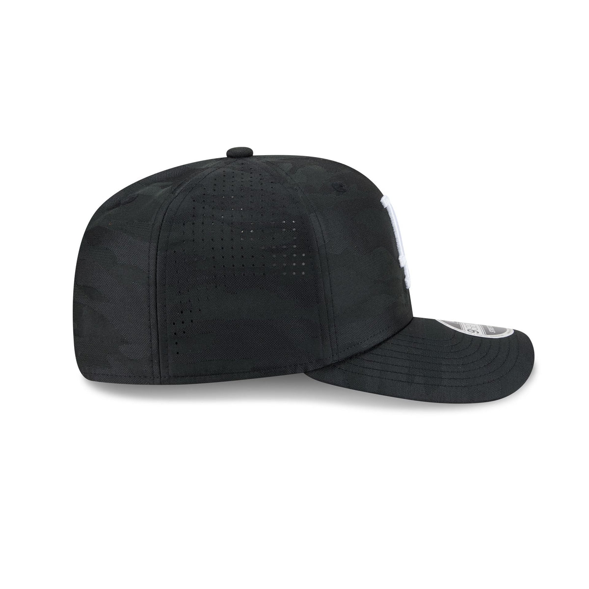 Los Angeles Dodgers Black Camo Performance 9SEVENTY Stretch-Snap Hat