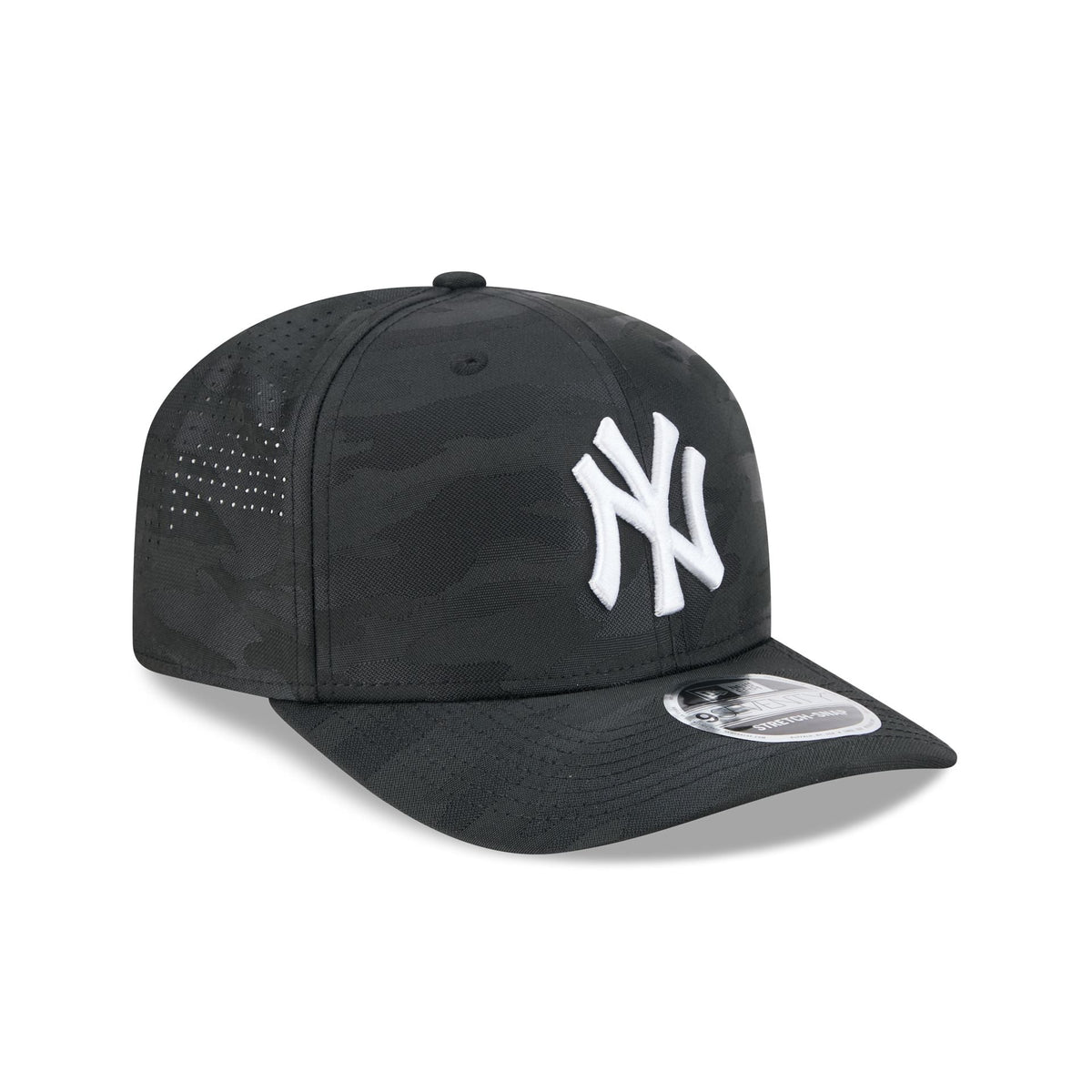 New York Yankees Black Camo Performance 9SEVENTY Stretch-Snap Hat