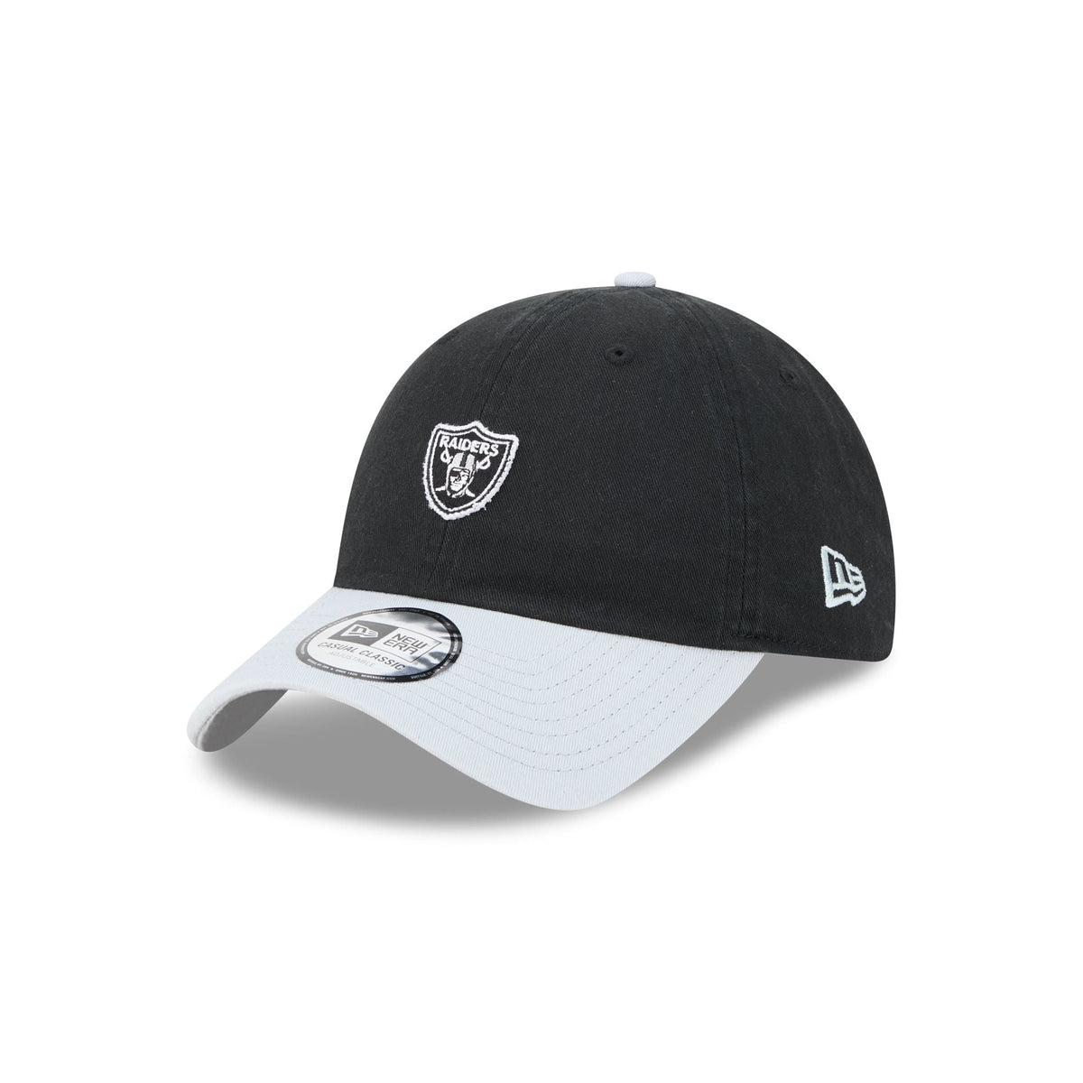 Las Vegas Raiders Mini Logo Two Tone Casual Classic Adjustable Hat