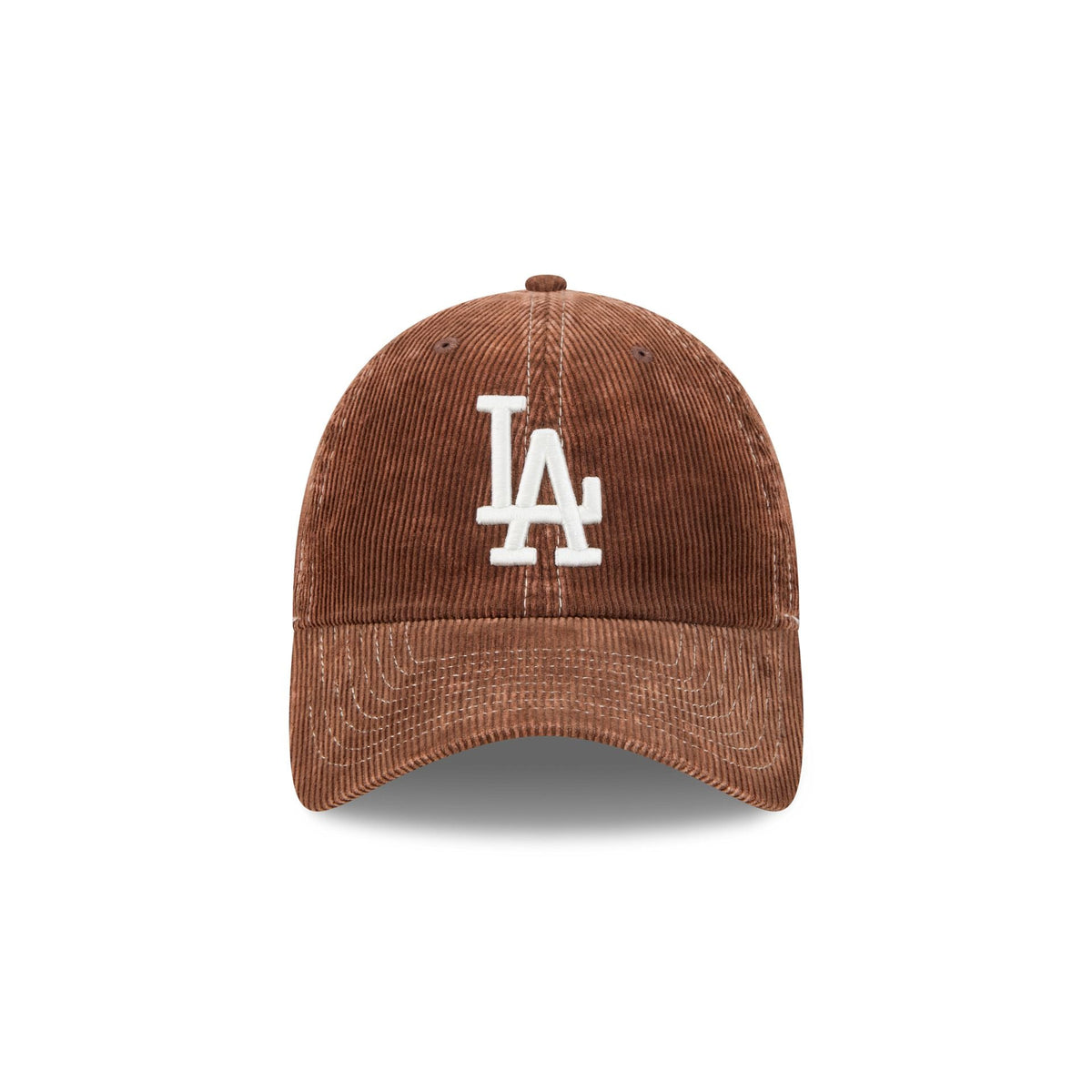 Los Angeles Dodgers Washed Brown Corduroy Casual Classic Adjustable Hat