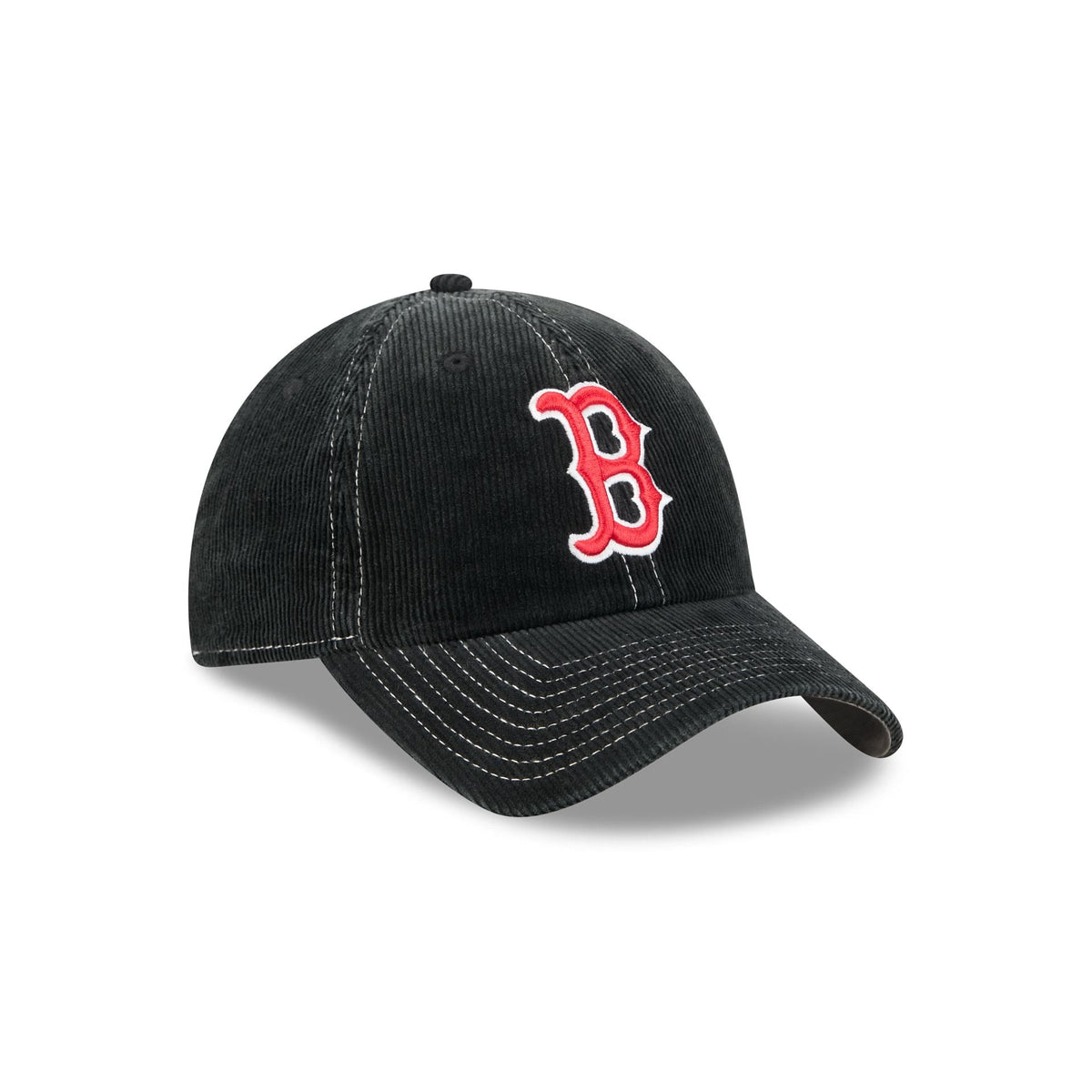 Boston Red Sox Washed Black Corduroy Casual Classic Adjustable Hat