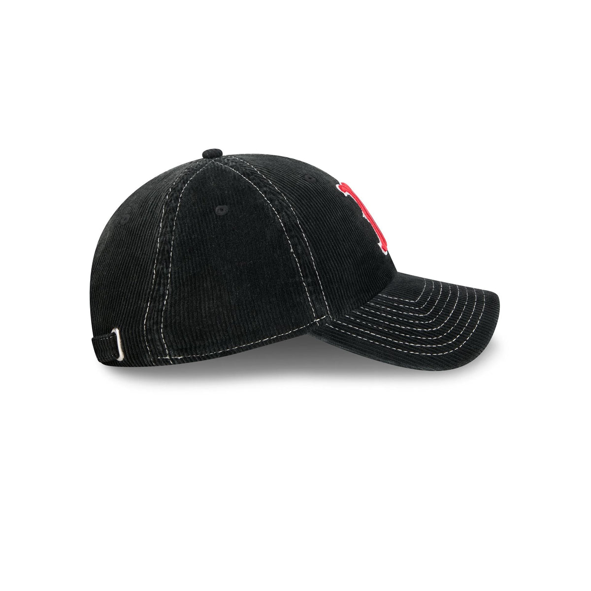 Boston Red Sox Washed Black Corduroy Casual Classic Adjustable Hat