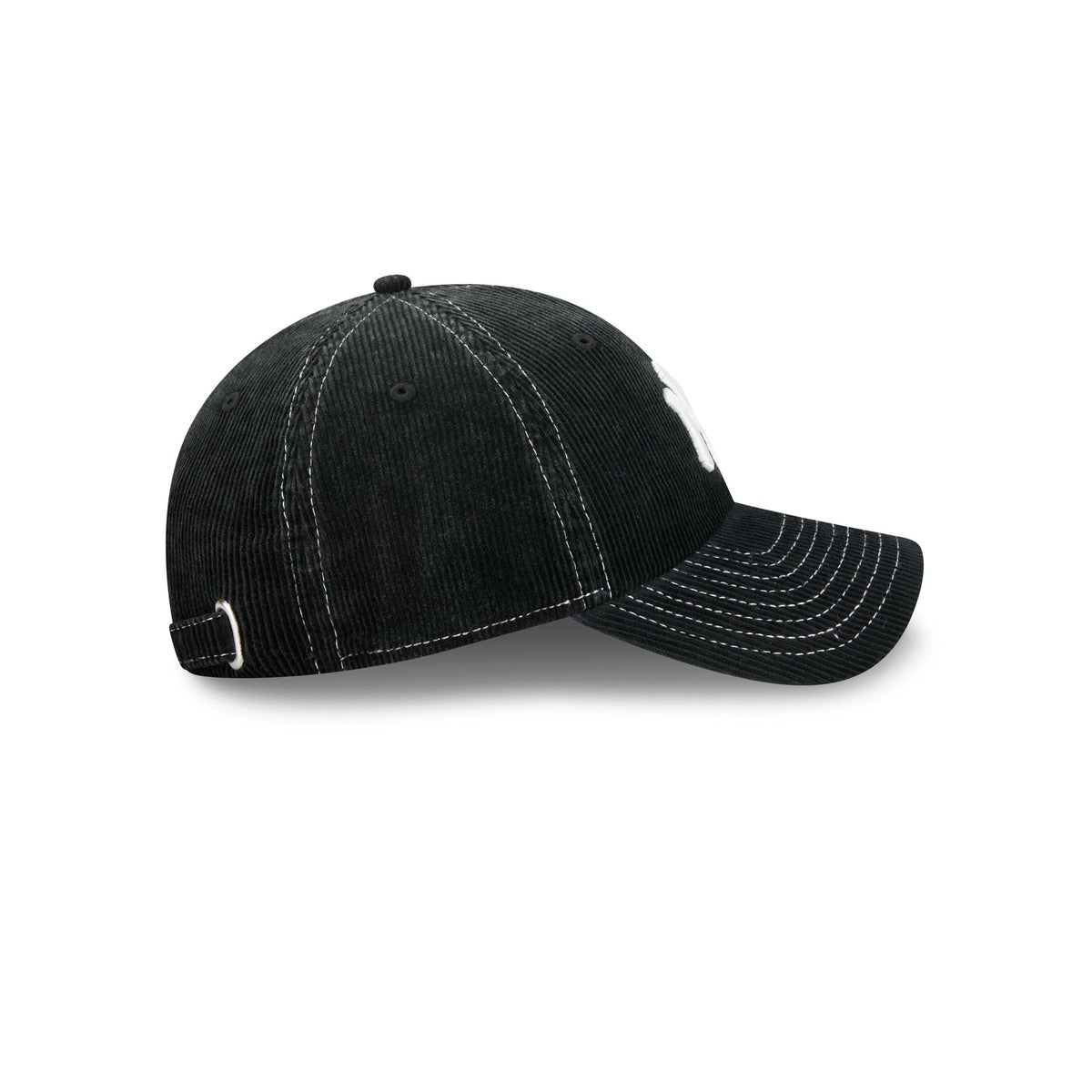 New York Yankees Washed Black Corduroy Casual Classic Adjustable Hat
