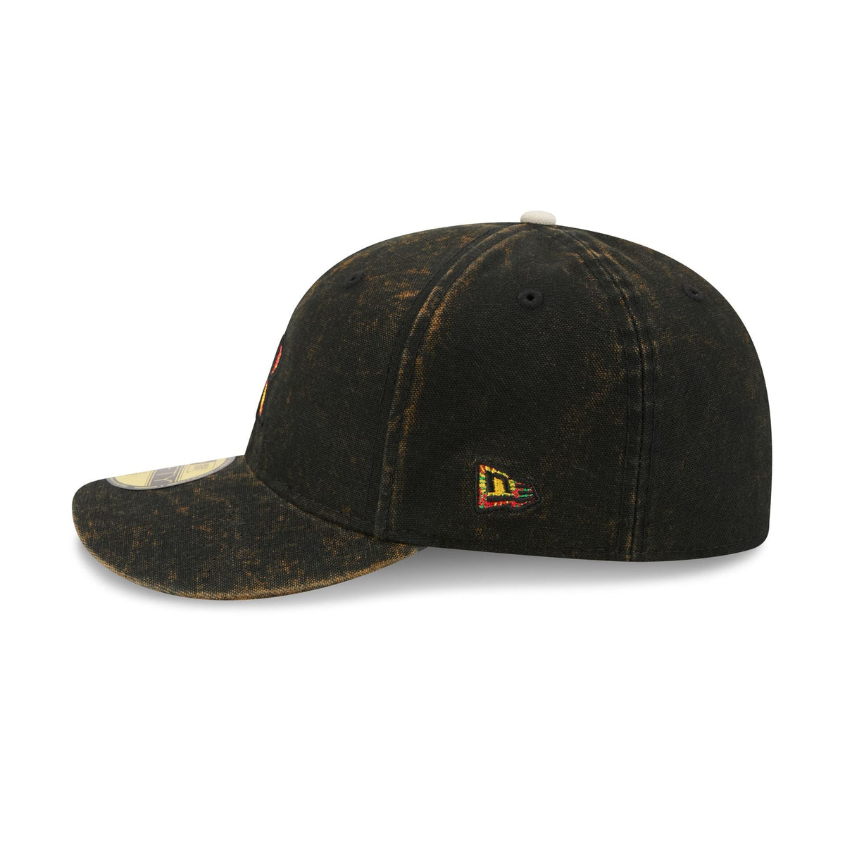 Just Caps Tie Dye Logo Colorado Rockies 59FIFTY Fitted Hat