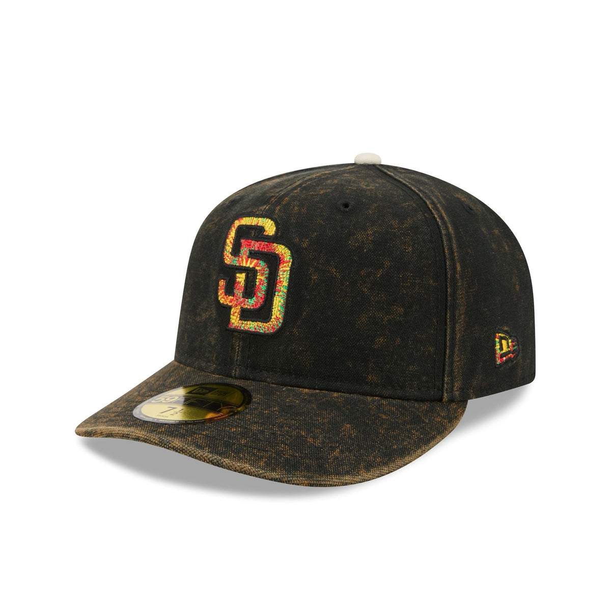 Just Caps Tie Dye Logo San Diego Padres 59FIFTY Fitted Hat