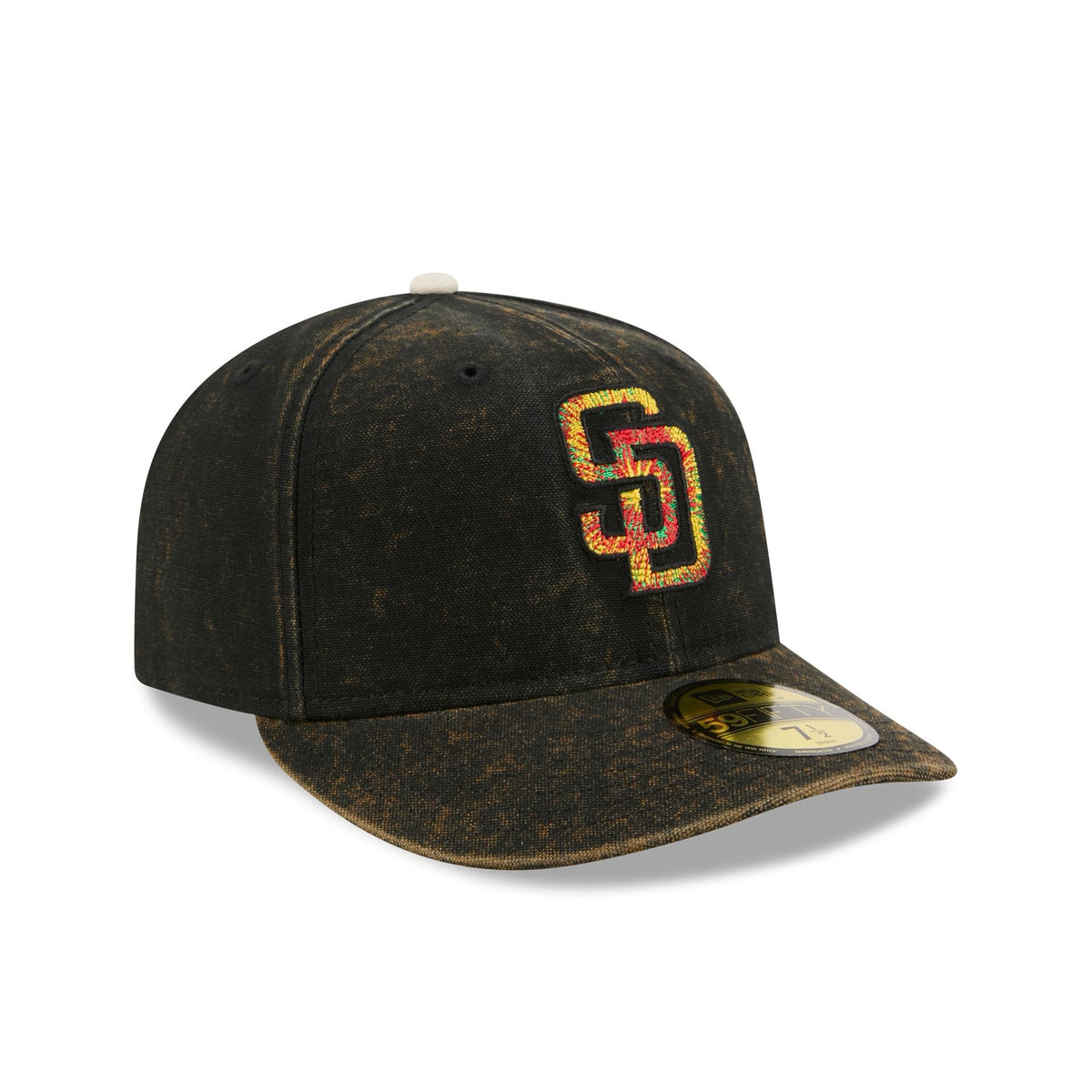 Just Caps Tie Dye Logo San Diego Padres 59FIFTY Fitted Hat