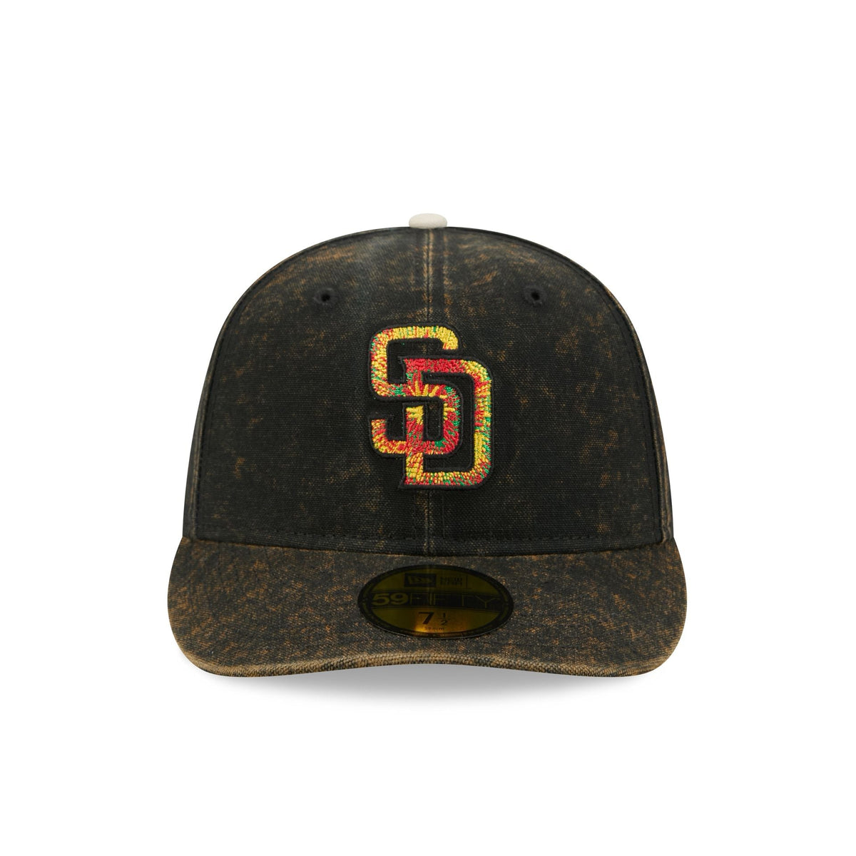 Just Caps Tie Dye Logo San Diego Padres 59FIFTY Fitted Hat