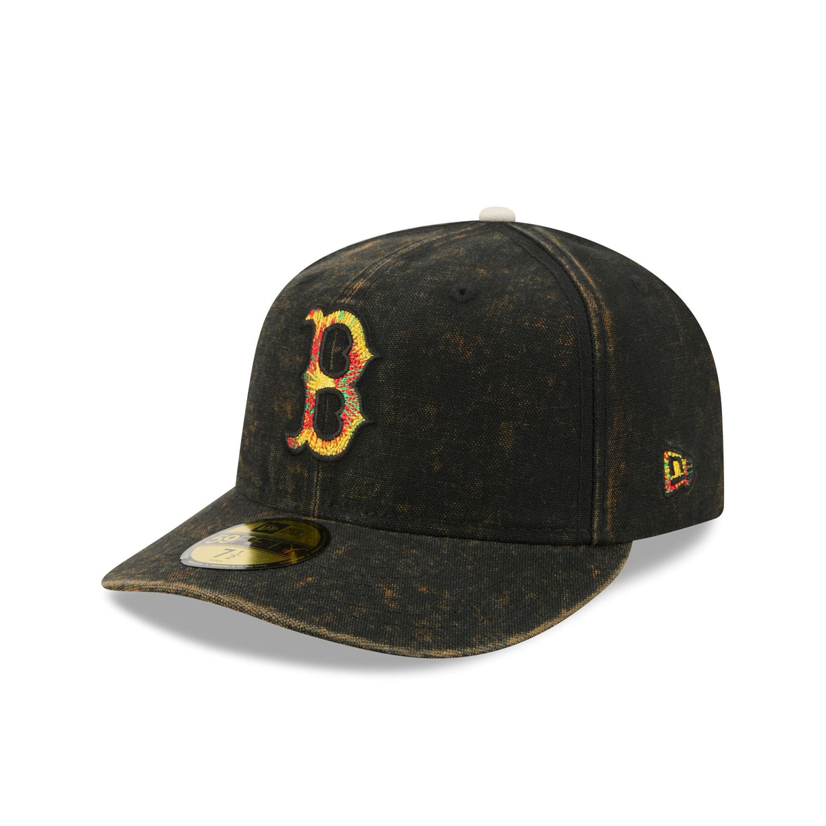 Just Caps Tie Dye Logo Boston Red Sox 59FIFTY Fitted Hat