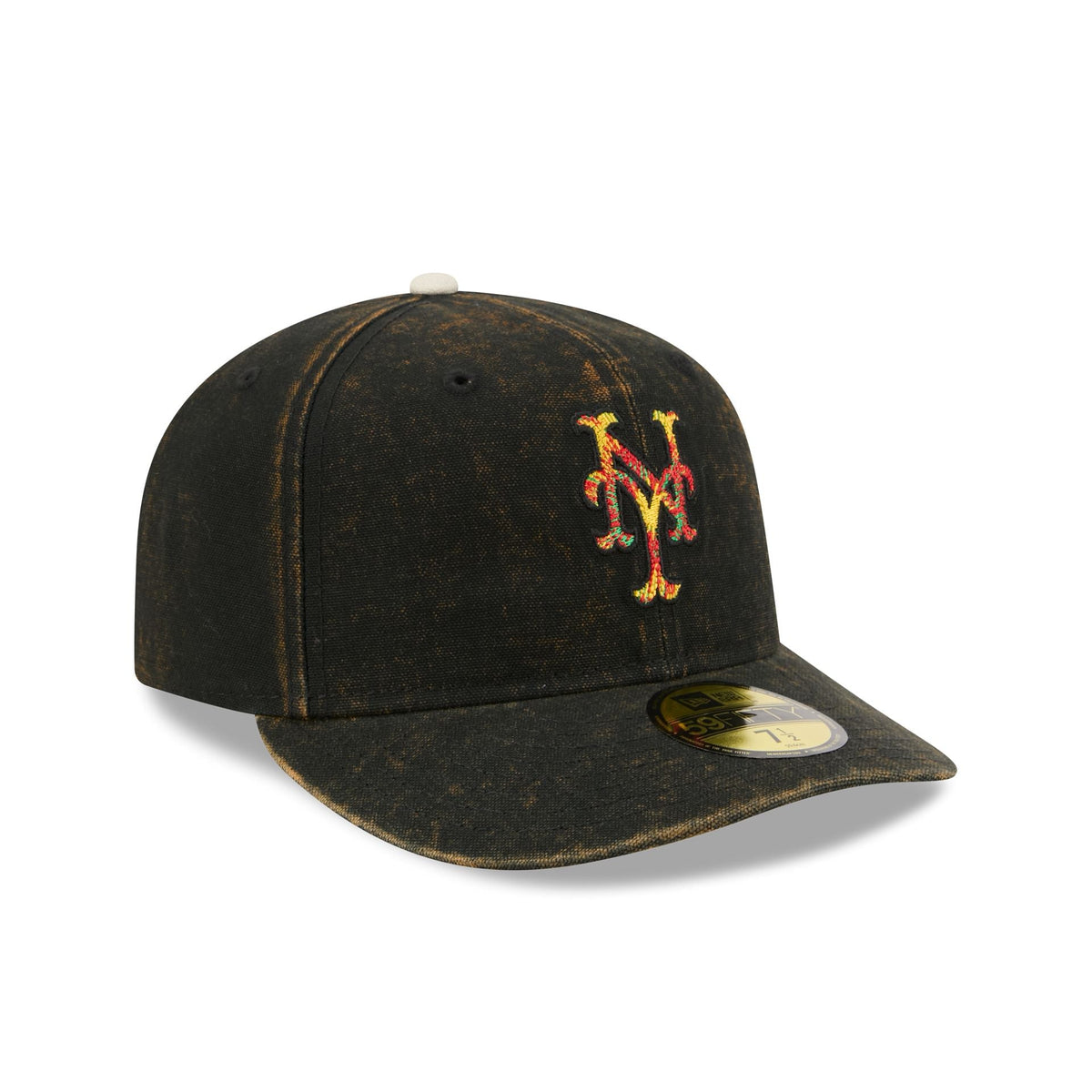 Just Caps Tie Dye Logo New York Mets 59FIFTY Fitted Hat