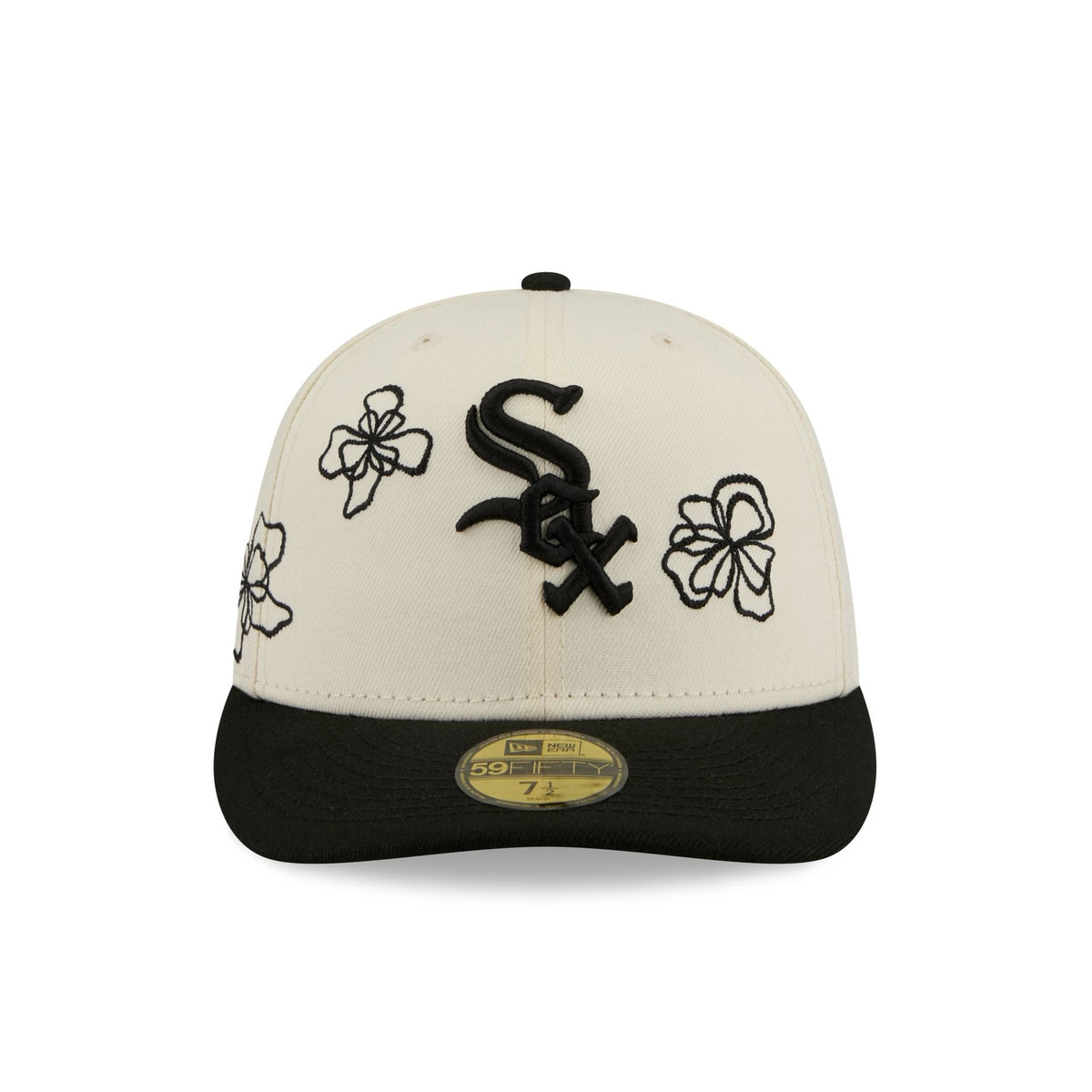 Chicago White Sox Floral Outline 59FIFTY Fitted Hat