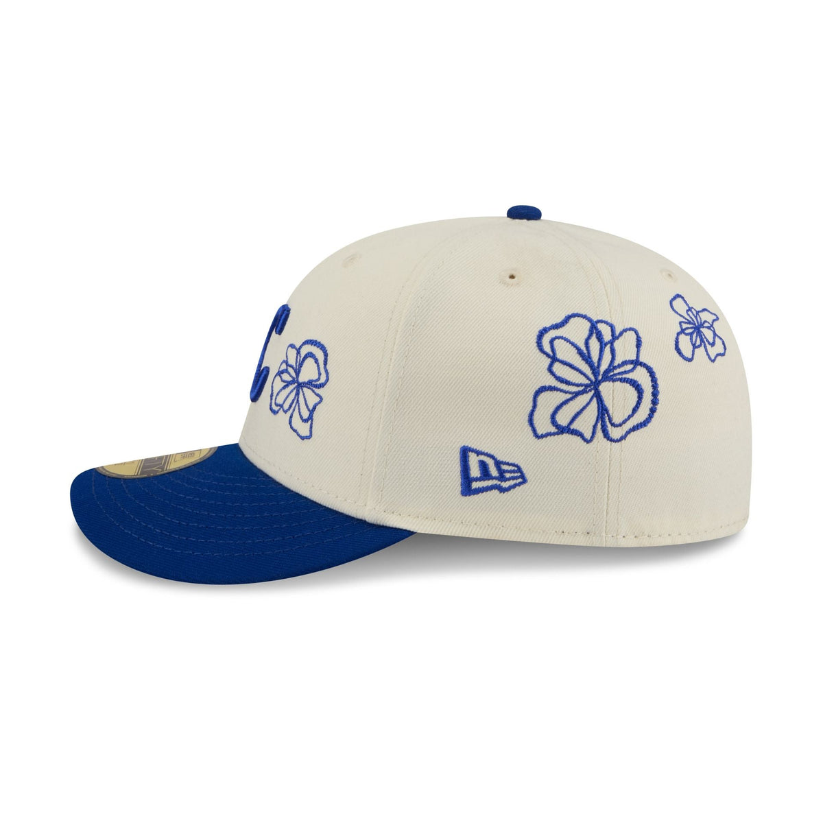 Kansas City Royals Floral Outline 59FIFTY Fitted Hat